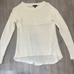 J. Crew Women's Cream Knit Sweater